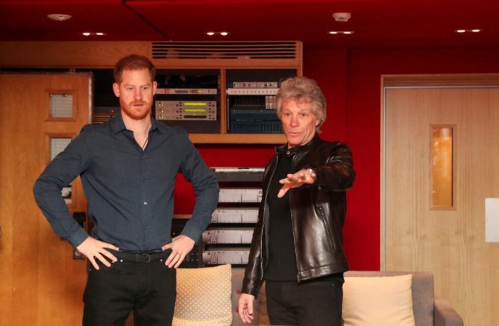 Que sea rock: Bon Jovi y el príncipe Harry, juntos por una causa solidaria