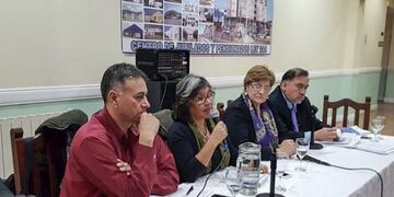 Monica Diaz y Elisa Dietrich Vocales Caja de Previsión Tierra del Fuego