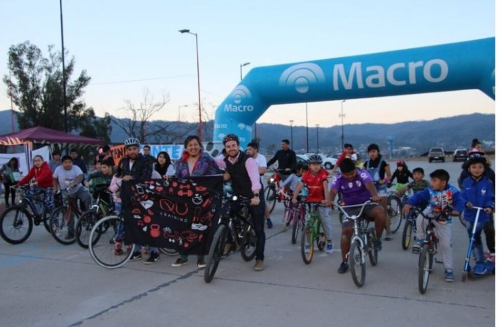 Se realizó "Jujuy Pedalea en Familia", con objetivo solidario