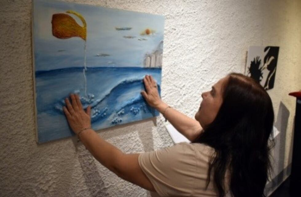 Inauguraron una muestra de arte para ciegos