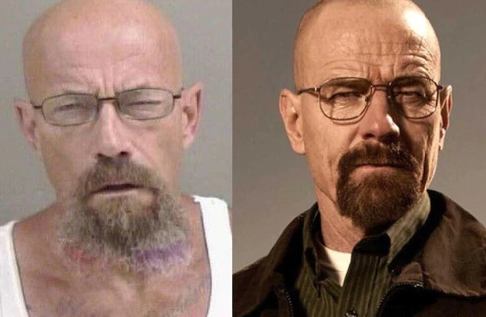 Increíble: buscan a un hombre idéntico a Walter White por posesión de metanfetaminas
