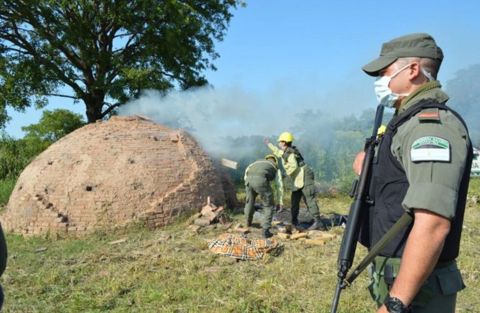 La justicia federal de Formosa incineró más de una tonelada de droga