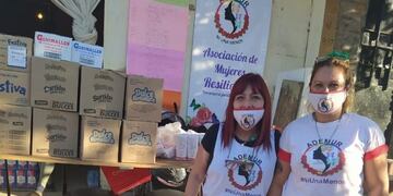 Judiciales donaron $100 mil en abrigos y alimentos a victimas de violencia de género