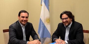Gustavo Valdés recibe a Germán Garavano en Corrientes