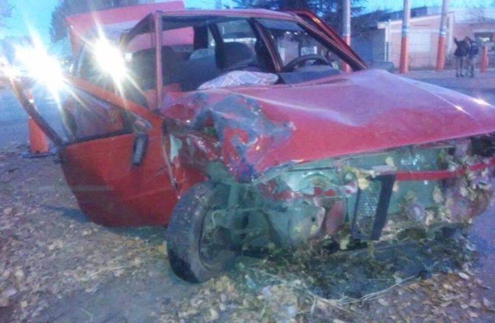 Impresionante choque en Chimbas: seis heridos