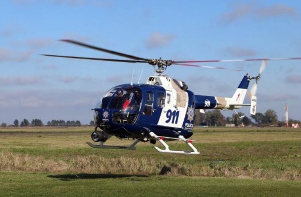 Denunciaron disparos contra el helicóptero de la policía y se activó un operativo para dar con los atacantes