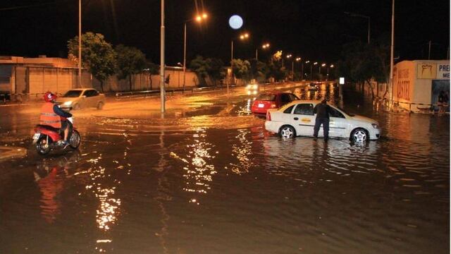 Fuerte tormenta también castigó a San Juan. Imagen de archivo.