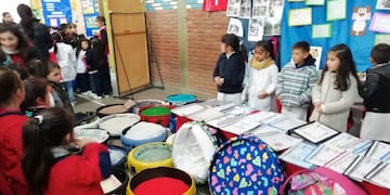 Alumnos de primer grado de la escuela Salteña Rene Favaloro fabricaron cuchas para el Centro de Adopciones Municipal\u002E (Web)