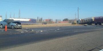 Accidente cerca de Holmberg