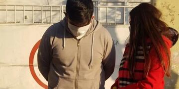 La pareja logró ser detenida por la Policía a metros del hospital\u002E