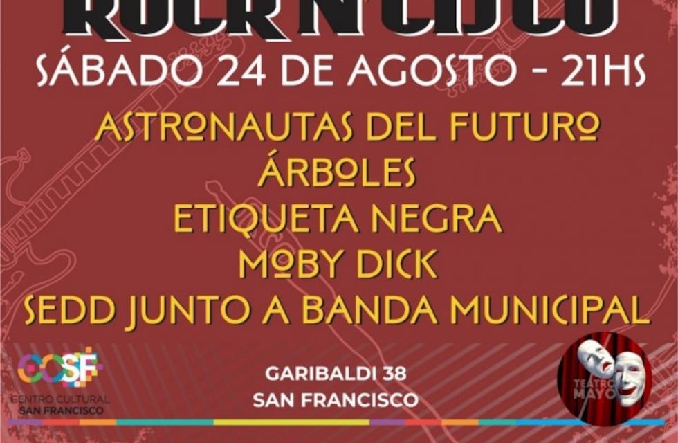 El teatro Mayo será partícipe de una nueva función del Rockancisco