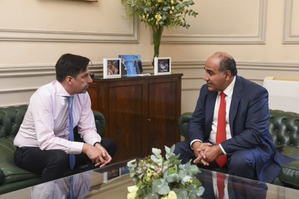 Manzur fue recibido por el ministro de Educación Nicolás Trotta\u002E (Ministerio de Educación de la Nación)