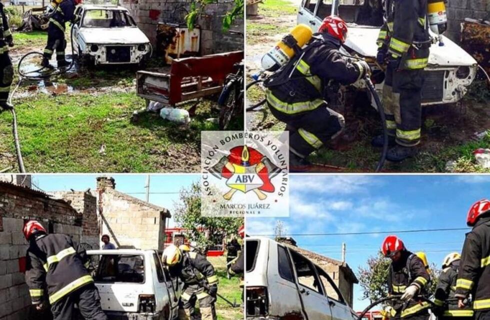 Jugaba con un encendedor y quemó un auto