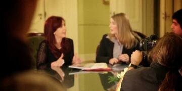 Cristina Fernández y Rosana Bertone