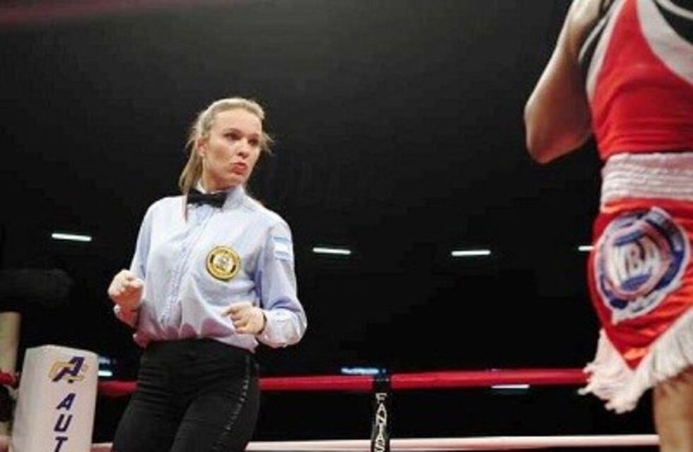 La concejal salteña Romina Arroyo arbitrará una pelea internacional de boxeo