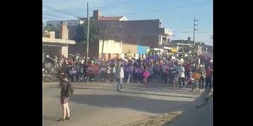 Marcha por Iara Rueda en Jujuy