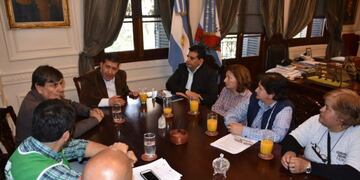 Casas con integrantes de Secretaria de Agricultura Familias de La Rioja