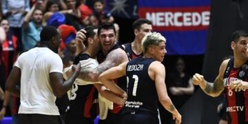 San Lorenzo se metió en semifinales de la Basquetbol Champions League Américas (Foto: Prensa San Lorenzo)