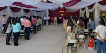 Colación de grados en Yala, Jujuy