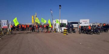 Protesta Uocra Autopista 19