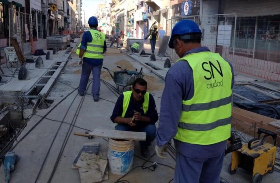 Cortes por obras de pavimentación en el microcentro