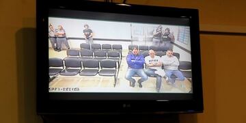 Los acusados siguieron la apertura del debate por videoconferencia desde la prisión\u002E (José Almeida)