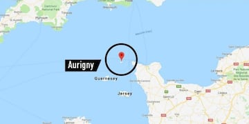 El punto exacto en el que encontraron el avión de Emiliano Sala