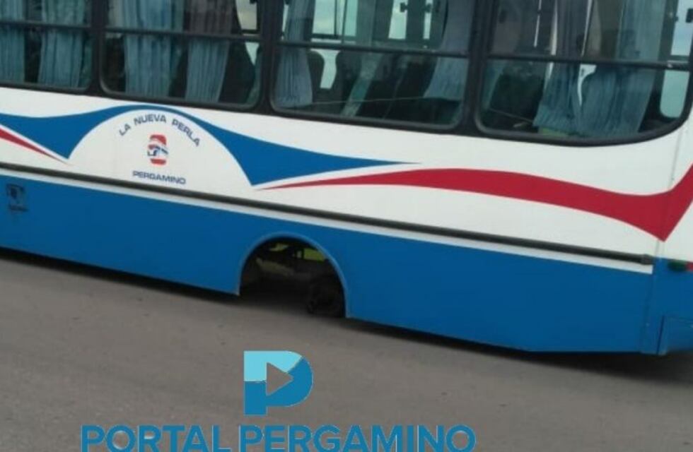 Colectivo perdió una rueda en plena ruta y desató el temor entre los pasajeros
