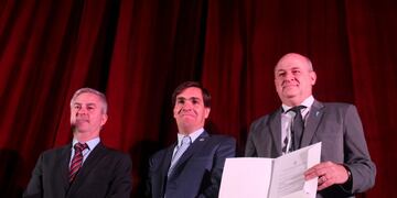 Guillermo Burgos, Javier Tizado y Mariano Uset