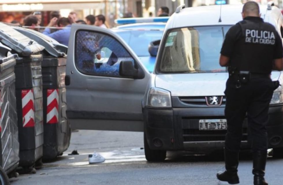 Así comenzó el violento tiroteo en el Microcentro porteño