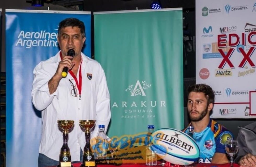 La historia del cordobés que vive hace 34 años en Ushuaia ayudó a organizar el rugby y creo el Seven del Fin del Mundo