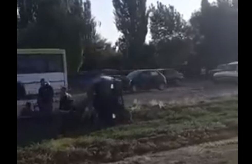 Impactante vuelco vehicular en el Acceso Este