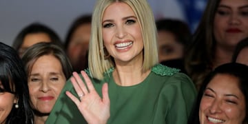 President Donald Trump's daughter Ivanka Trump, a senior White House adviser, reacts after an event in the United States Embassy in Bogota, Colombia September 3, 2019\u002E REUTERS/Luisa Gonzalez