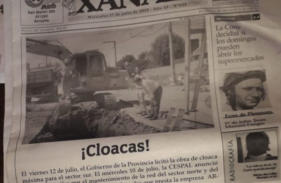 El Eco del Xanaes cumple 17 años informando a Arroyito