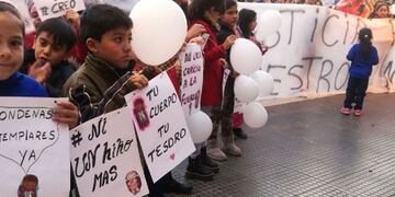 Marcha pidiendo Justicia por nuestros niños