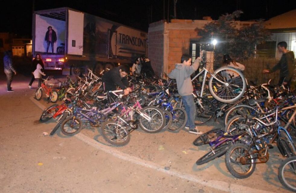 Partieron para Chaco las bicis de la campaña "una bicicleta por una sonrisa"