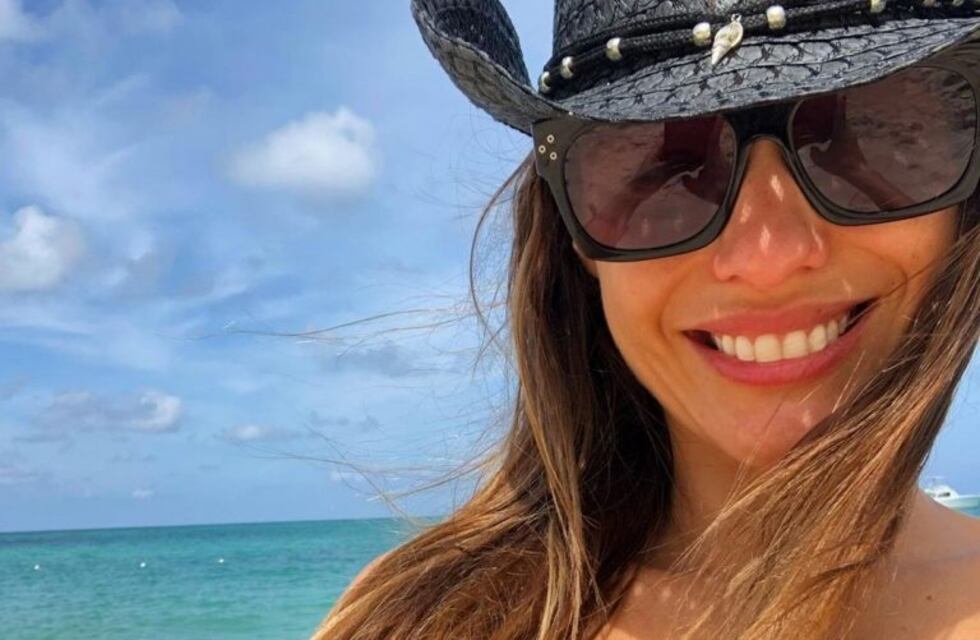 Las fotos de Pampita en bikini en Punta Cana