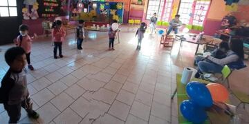 Se celebró el día nacional el día de los Jardines de Infantes y la Maestra Jardinera en Puerto Libertad\u002E Foto: Miguel Garcete, El Territorio Digital