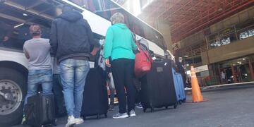 Los cordobeses que viajaban en el ómnibus fueron testeados y aislados, a la espera de los resultados\u002E