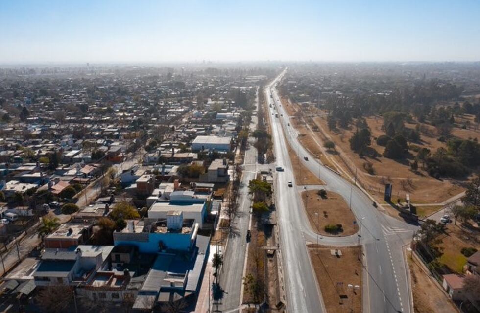 Autovía Córdoba-Alta Gracia: obras en la colectora de la zona urbana