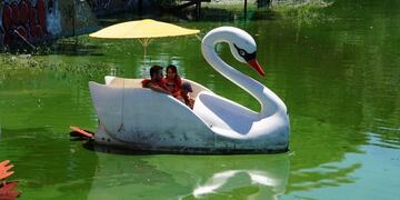 El lago San Roque vuelve a mostrar una imagen preocupante por las cianobacterias\u002E