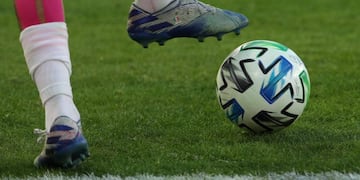 (FILES) In this file photo taken on March 7, 2020 a detailed view of a MLS soccer ball at Audi Field in Washington, DC\u002E - FC Dallas were withdrawn from Major League Soccer's restart tournament on June 6 after 11 members of the franchise tested positive for COVID-19, the league said\u002E (Photo by Patrick Smith / GETTY IMAGES NORTH AMERICA / AFP)