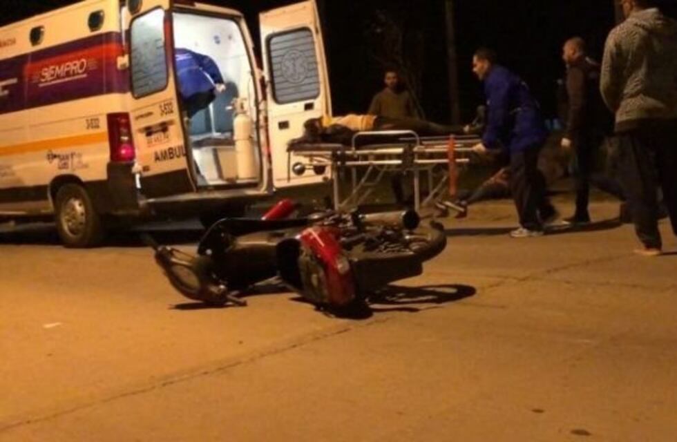Una motociclista falleció tras impactar contra un auto en Villa Mercedes