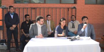 Los nuevos titulares de Anses y Radio Nacional en Jujuy, Adrián Mendieta y Federico Noro, respectivamente, fueron presentados por la diputada Moisés,