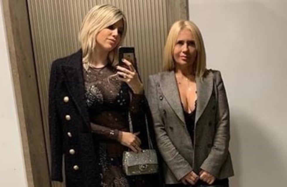 Wanda Nara fue a un evento solidario con un vestido transparente