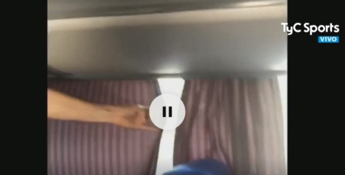 El impresionante video de los jugadores de Boca en el momento del ataque