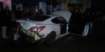 Accidente sobre Avenida Uruguay de Posadas