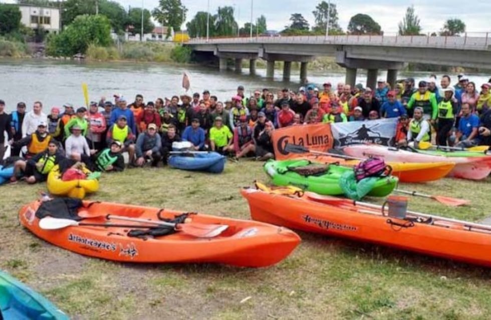 Más de un centenar de kayakistas de La Pampa y Buenos Aires en la travesía del Colorado
