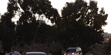 Accidente en zona norte