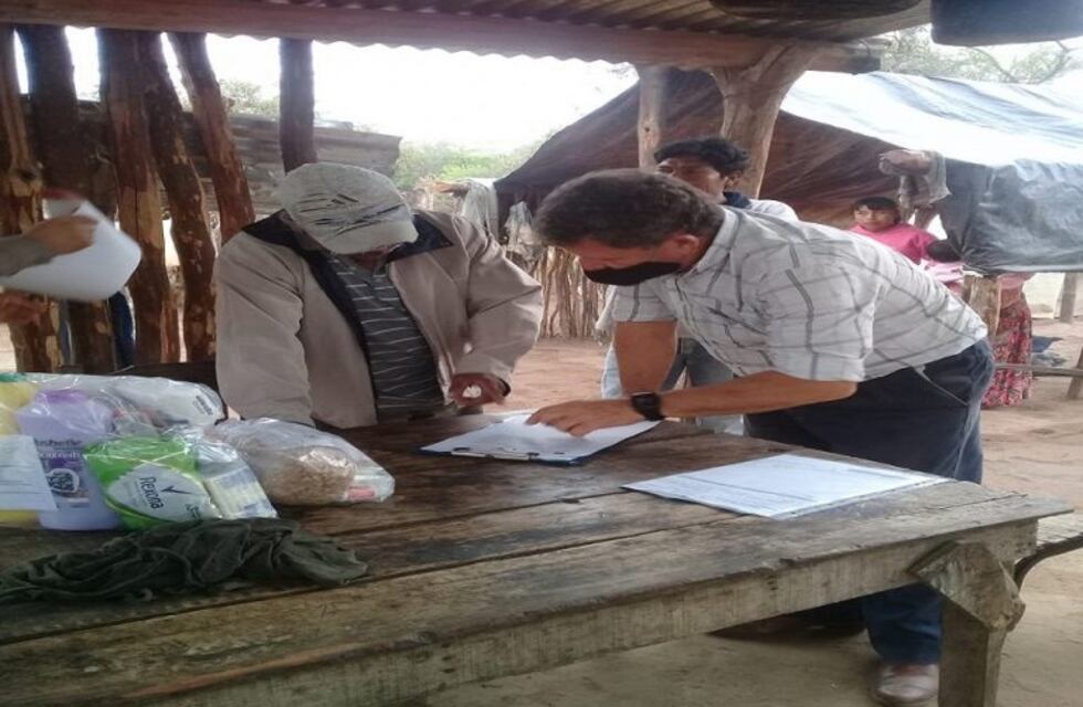 Comunidades originarias recibieron kits sociosanitarios y módulos alimentarios